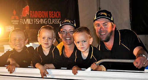Norman Pavey and his family won a $25,000 boat package at the Mitsubishi Motors Family Fishing Classic. Norman Pavey and his family won a $25,000 boat package at the Mitsubishi Motors Family Fishing Classic.